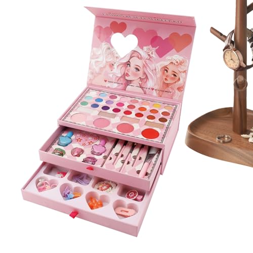 Ruwshuuk Schmink-Set Für Kleine Mädchen - Kinder Make-up Spielset | Pädagogisches Kinderschmink-Set Für Feste Geburtstage Theater Ruwshuuk Schmink-Set Für Kleine Mädchen - Kinder Make-up Spielset | Pädagogisches Kinderschmink-Set Für Feste Geburtstage Theater von Ruwshuuk