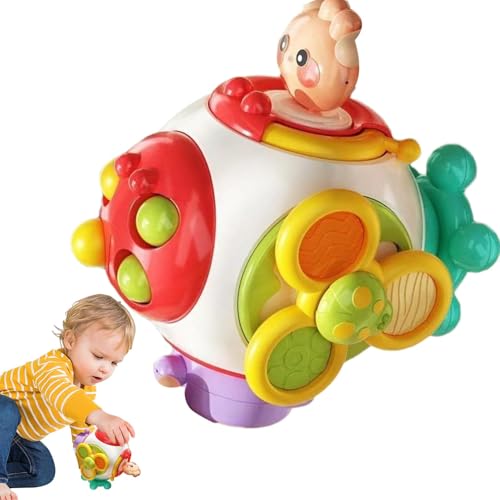 Ruwshuuk Sensorisches Badespielzeug, Spinnerspielzeug mit Saugnapf, Sensorisches Spinner-Saugnapf-Spielzeug, Saugnapf-Kleinkind-Spinner-Spielzeug für , Freunde, Kinder, Mädchen von Ruwshuuk