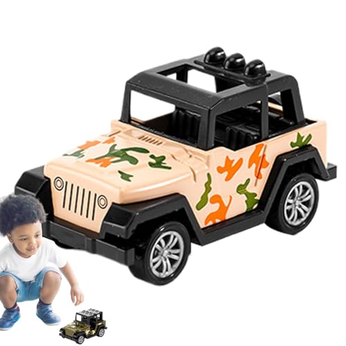 Ruwshuuk Spielzeugauto zum Zurückziehen, Spielzeug zum Zurückziehen - Off-Roader-Pullback-Feuerwehrauto - Christmas Stuffers Kleines zurückziehbares Feuerwehrauto, Spielzeugauto, Geländewagen, von Ruwshuuk