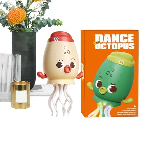 Ruwshuuk Tanz Musik Spielzeug - Krabbelnder Oktopus Elektrische Tanzspielware,Leuchtende Tierfigur Interaktiv Mit Automatischer Hindernisvermeidung Für Kinder Tag Und Nacht Spielen Ruwshuuk Tanz Musik Spielzeug - Krabbelnder Oktopus Elektrische Tanzspielware,Leuchtende Tierfigur Interaktiv Mit Automatischer Hindernisvermeidung Für Kinder Tag Und Nacht Spielen von Ruwshuuk