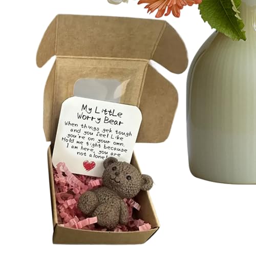Ruwshuuk Taschenbär-, Bärenpuppe, erhebendes, handgefertigtes Mini-Andenken für Männer, Frauen, Erwachsene, Kinder, Glück, Pflege, Freunde, Show, Unterstützung, Teilen Sie Glück Ruwshuuk Taschenbär-, Bärenpuppe, erhebendes, handgefertigtes Mini-Andenken für Männer, Frauen, Erwachsene, Kinder, Glück, Pflege, Freunde, Show, Unterstützung, Teilen Sie Glück von Ruwshuuk