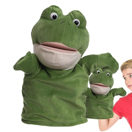 Ruwshuuk Tierhandpuppen, Handpuppen,25 cm/9,84 Zoll Plüschfinger Puppenspielzeug | Lustige Cartoon -Puppe, Theateraufführungen für und Mädchen von Ruwshuuk