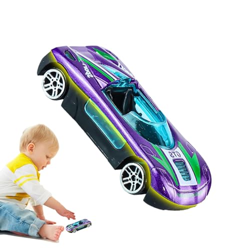 Ruwshuuk Trägheitsautospielzeug, Rennautospielzeug für Kinder - Spielzeugauto aus Legierung für Kleinkinder,Push-and-Go-Trägheitsspielzeugauto, reibungsbetriebene Fahrzeuge für alte Kinder von Ruwshuuk