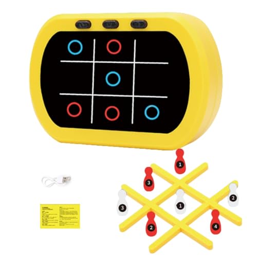 Ruyeiig Handheld-Puzzlespielkonsole, elektrisches Puzzlespiel | Tisch-Denksportspiele - 5-in-1-Handheld-Elektrobrettspiele, pädagogische Roadtrip-Aktivitäten für Kinder von Ruyeiig