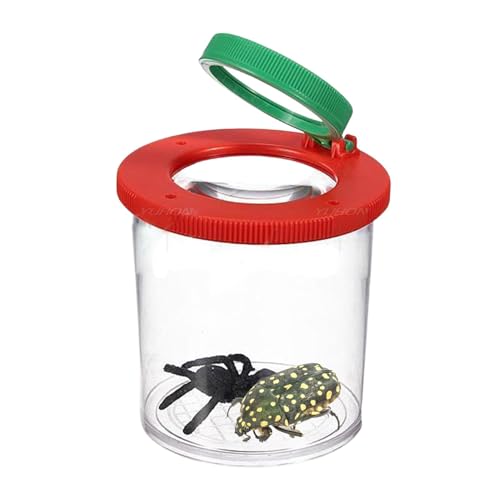 Ruyeiig Insektenbeobachtungsset - Insekten-Beobachtungsbox Spinnen-Insekten-Beobachtungsbox - Insert Viewer Magnifier Backyard Explorer Viewer Sammelkit für Kinder und Kinder Insektenfänger von Ruyeiig