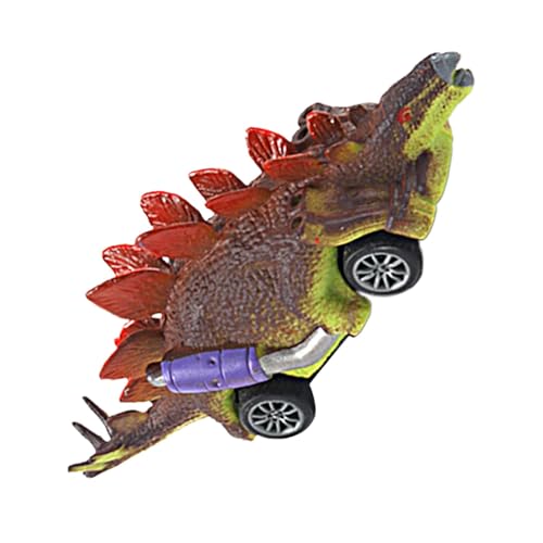 Ruyeiig Kinder-Dinosaurier-Auto, Dino-Autos | Zurückziehendes Tierautospielzeug | Kleines Dinosaurierspielzeug für Kinder, Tierautos zum Zurückziehen, Spielzeug für im Alter von bis zu 5 von Ruyeiig