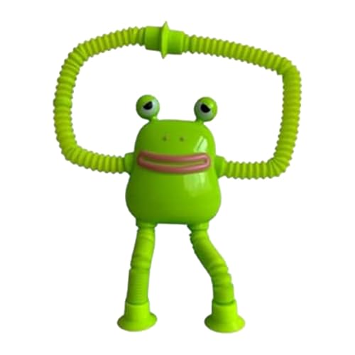 Ruyeiig Pop-Röhren,Tier-Pop-Röhren,Frog Pop Tubes Zappelspielzeug für sensorisches Spielen | Animal Pop Tubes Fidget Toys, Feinmotorik und kreatives Lernen, Saugnapf-Spielzeug zum Stressabbau für von Ruyeiig