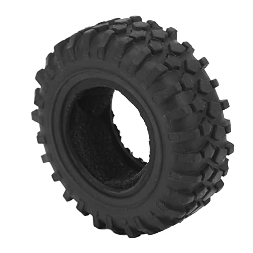 RvSky 4 Stück 1,25 Zoll RC-Crawler-Reifen – Flexible Und Verschleißfeste Gummireifen Für SCX24 1/24 RC-Autos – Ersatzteile von RvSky