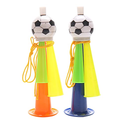 Rwedkd FußBall Horn Pfeifen Instrument Kinderhorn Spielzeug Spielen Tanken AtmosphäRe Requisiten Jubel Horn L von Rwedkd