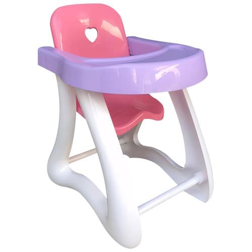 Rwigeboo Babypuppe Hochstuhl, Simulation ABS Plastik Mini Pfirsich Herzpuppe Hochstuhl Spielen Rwigeboo Babypuppe Hochstuhl, Simulation ABS Plastik Mini Pfirsich Herzpuppe Hochstuhl Spielen von Rwigeboo
