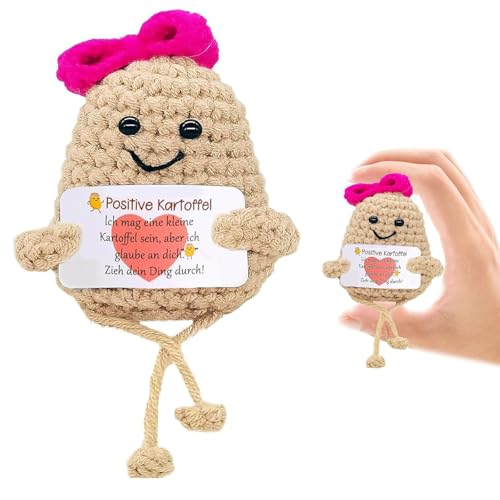RxaGtn Positive Kartoffel, Mutmacher Geschenk, Kreative Glückskartoffel mit Ermutigungskarten und Kleinem Umarmungs Glücksbringer, Gute Besserung Geschenke Glücksbringer Prüfung Motivationsgeschenke RxaGtn Positive Kartoffel, Mutmacher Geschenk, Kreative Glückskartoffel mit Ermutigungskarten und Kleinem Umarmungs Glücksbringer, Gute Besserung Geschenke Glücksbringer Prüfung Motivationsgeschenke von RxaGtn