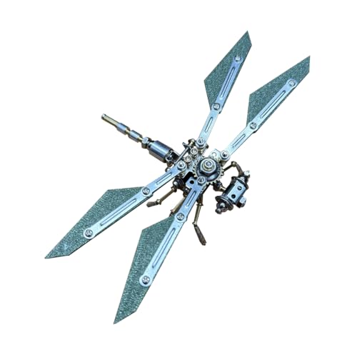 3D Metall Puzzle Libelle Modellbausatz für Erwachsene, Steampunk Insekt Metall Libelle Modell, 2026 Adventskalender Kreative Dekoration Geschenk Ornamente - 126 Teile 3D Metall Puzzle Libelle Modellbausatz für Erwachsene, Steampunk Insekt Metall Libelle Modell, 2026 Adventskalender Kreative Dekoration Geschenk Ornamente - 126 Teile von Rxbycxshi