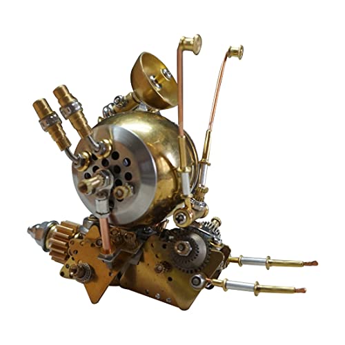 Rxbycxshi 3D Metall Puzzle Mechanische Schnecke Modellbausatz für Erwachsene, Steampunk Tier Metall Rätsel Schnecke 2024 Adventskalender Kreative Dekoration Geschenk Ornamente - 220 Teile von Rxbycxshi