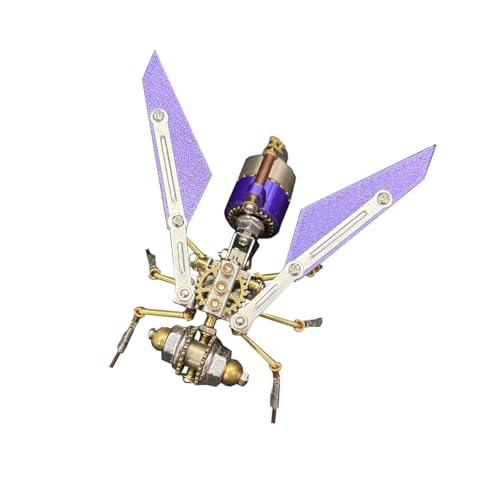 Rxbycxshi 3D Metall Puzzle Wasp Modellbausatz für Erwachsene, Steampunk Insekt Metall Wasp Modell, 2026 Adventskalender Kreative Dekoration Geschenk Ornamente - 127 Teile Rxbycxshi 3D Metall Puzzle Wasp Modellbausatz für Erwachsene, Steampunk Insekt Metall Wasp Modell, 2026 Adventskalender Kreative Dekoration Geschenk Ornamente - 127 Teile von Rxbycxshi