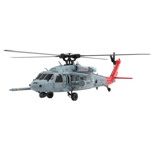 Rxbycxshi F09-H RC Hubschrauber für Erwachsene, 1:47 8CH Bürstenlos Helikopter 6G/3D Stunt Copter Modell Geschenk 2024 Weihnachten für Erwachsene von Rxbycxshi