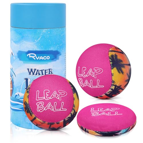 RYACO Wasserbälle Sprungball – 3 Stück Wasserball Bouncing Ball für Kinder und Erwachsene – Wasserspielzeug Wasserhüpfball für Pool und Meer – Wasserball Kinder Klein Strandball Neoprenball RYACO Wasserbälle Sprungball – 3 Stück Wasserball Bouncing Ball für Kinder und Erwachsene – Wasserspielzeug Wasserhüpfball für Pool und Meer – Wasserball Kinder Klein Strandball Neoprenball von Ryaco