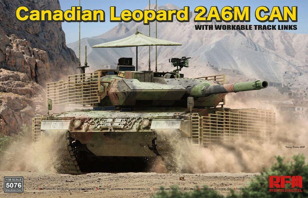 Canadian LEOPARD 2A6M CAN w/ workable track links von Rye Field Model