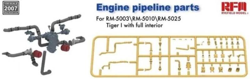 Engine pipeline parts von Rye Field Model