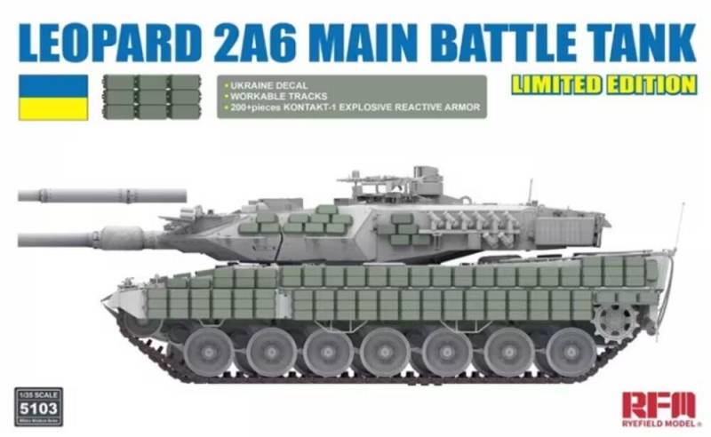 Leopard 2A6 Main Battle Tank - Limited Edition von Rye Field Model