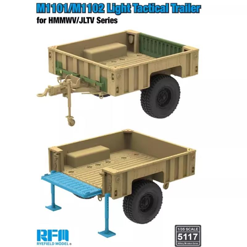 M1101/M1102 Light Tactical Trailer for HMMWV/JLTV Series von Rye Field Model