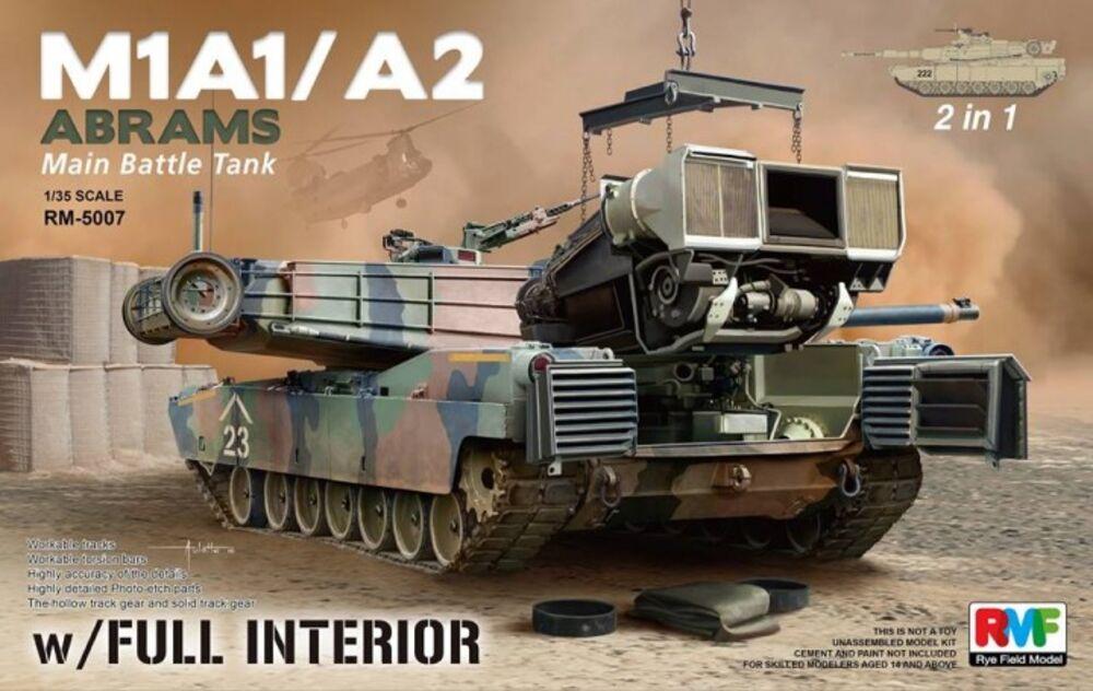 M1A1/ A2 Abrams w/Full Interior 2 in 1 von Rye Field Model