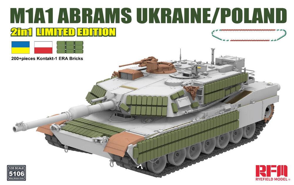 M1A1 Abrams Ukraine / Poland 2 in 1 -  Limited Edition von Rye Field Model