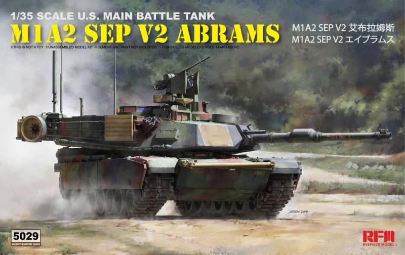 M1A2 SEP V2 Abrams von Rye Field Model