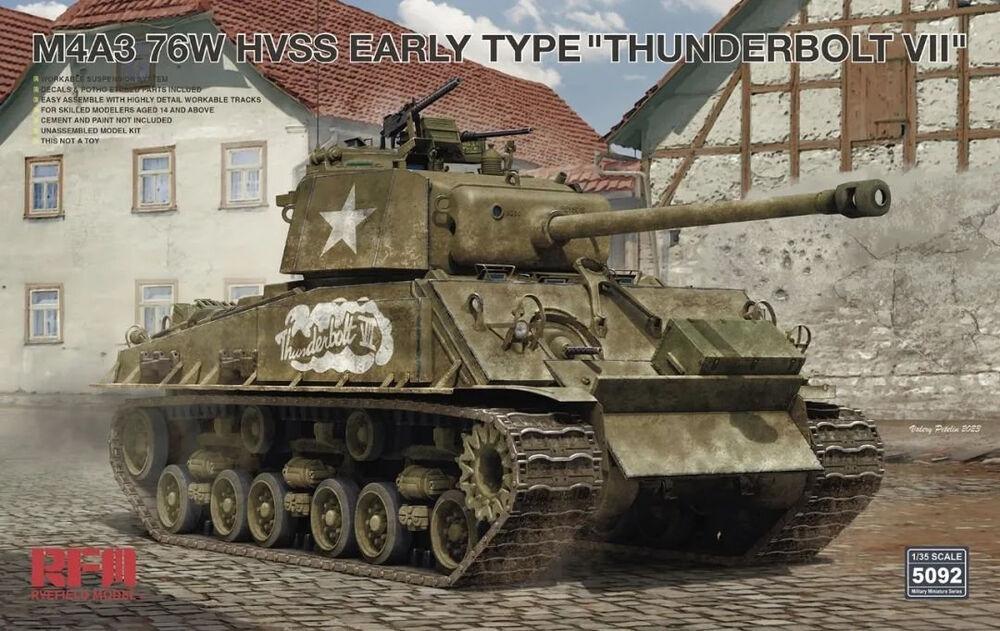 M4A3 HVSS Early Type Thunderbolt VII von Rye Field Model