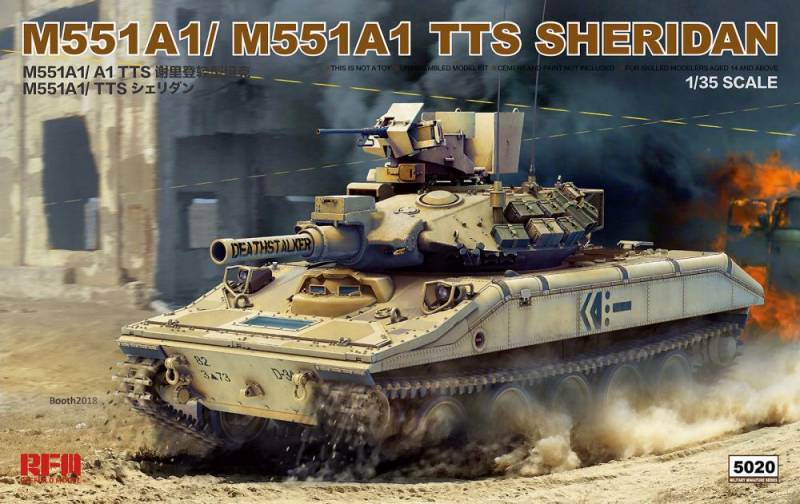 M551A1/ A1TTS SHERIDAN von Rye Field Model