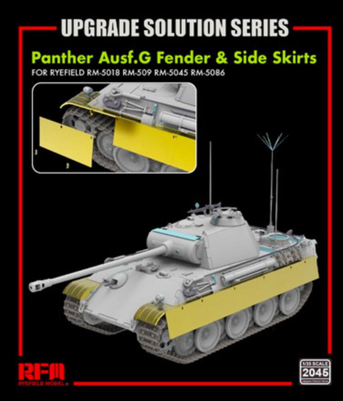 Panther Ausf.G Fender & Side Skirts von Rye Field Model