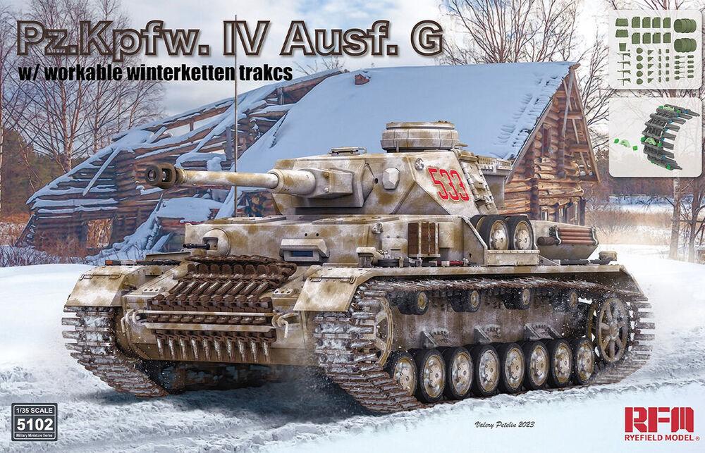 Pz.Kpfw. IV Ausf. G w/Workable Winterketten Tracks von Rye Field Model