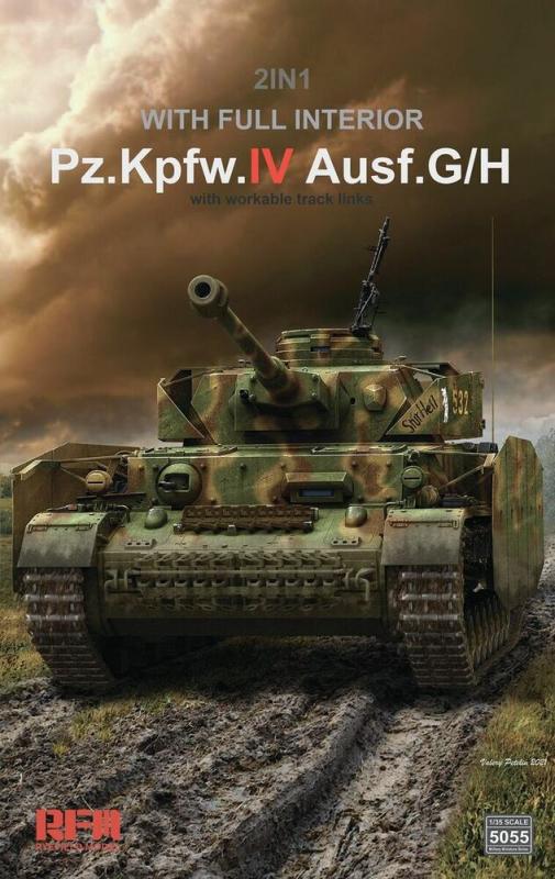 Pz.kpfw.IV Ausf.G/H 2in1  with full interior von Rye Field Model