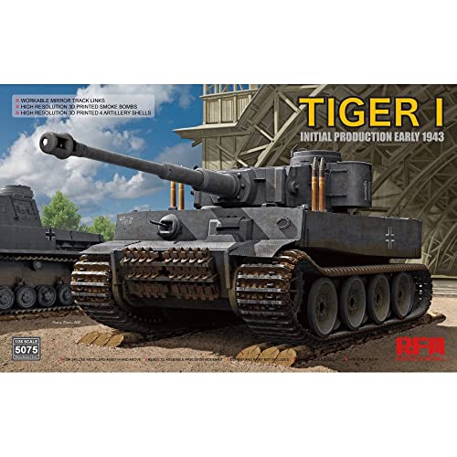 RYE FIELD MODEL RFM5075 RYEFIELD Model 5075-Tiger I initial Production Early 1943-1:35 von Rye Field Model