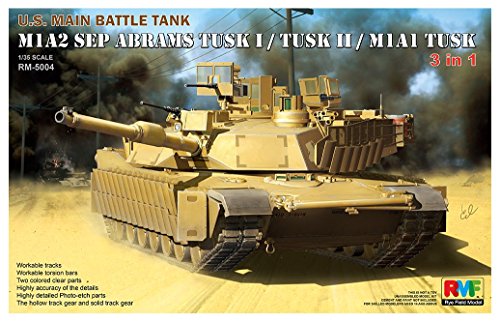 Rye Field Model RM-5004 - Modellbausatz M1A2 SEP Abrams Tusk I/Tusk II/M1A1 Tusk von Rye Field Model