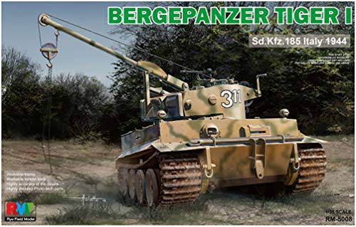 Rye Field Model RM-5008 Modellbausatz Bergepanzer Tiger I Sd.Kfz.185 Italy 194 von ライフィールドモデル