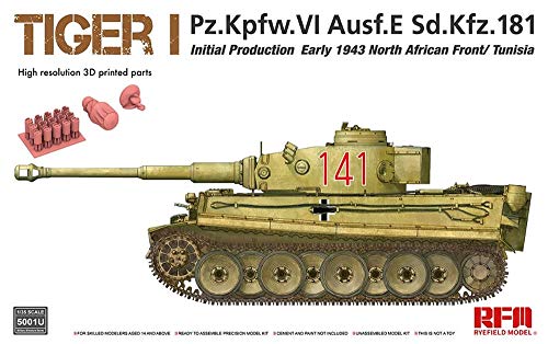 Rye Field Model RM-5001U - 1/35 Tiger I Initial Production Early 1943 Tunisia - Neu von RYE FIELD MODEL