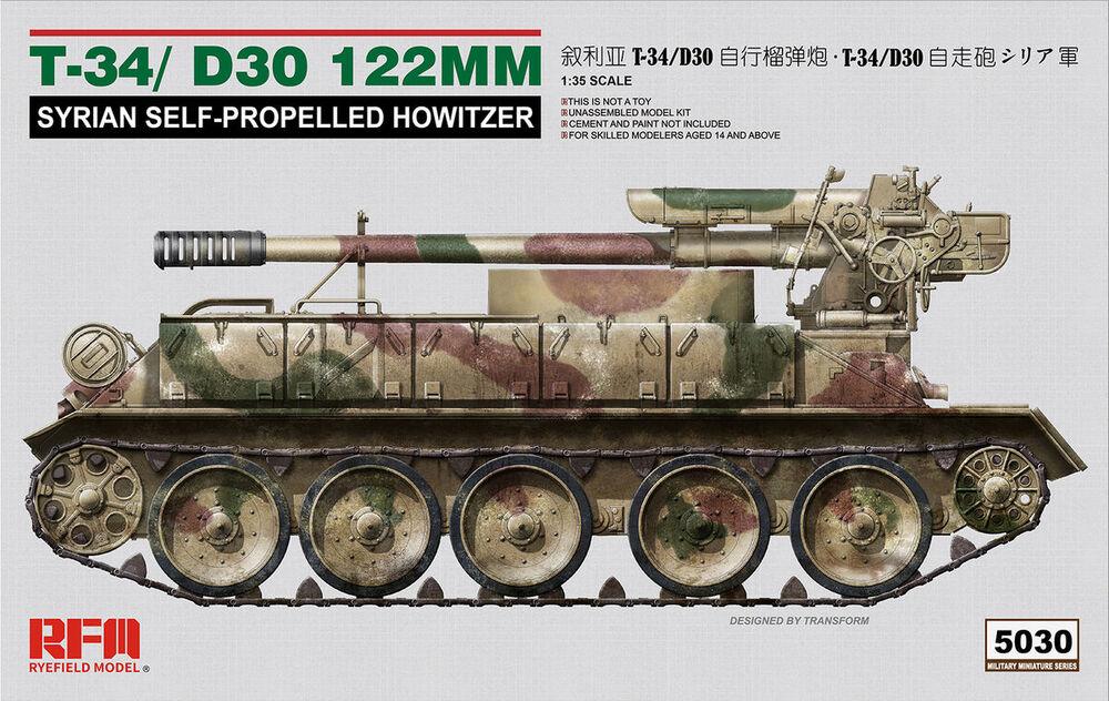 T-34/D-30 122MM - Syrian self-propelled Howitzer von Rye Field Model