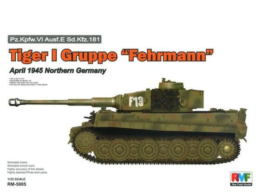 Tiger I Gruppe Fehrmann April 1945 von Rye Field Model