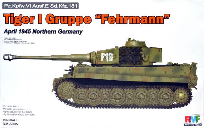 Tiger I Gruppe Fehrmann April 1945 von Rye Field Model