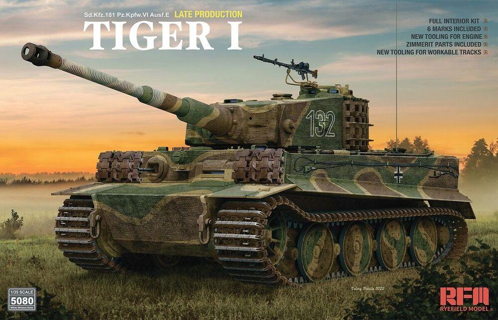 Tiger I Late Production w/Full interior & Zimmerit von Rye Field Model