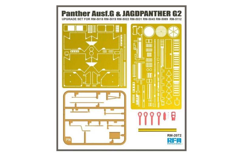 Upgrade Set - Panther Ausf.G & Jagdpanther G2 von Rye Field Model