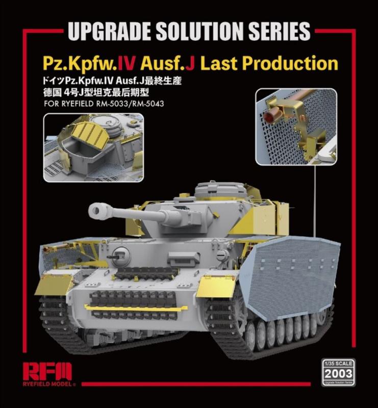 Upgrade Set - Pz.kpfw.IV Ausf.J von Rye Field Model