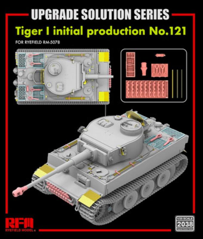 Upgrade Set - Tiger I initial production No.121 von Rye Field Model