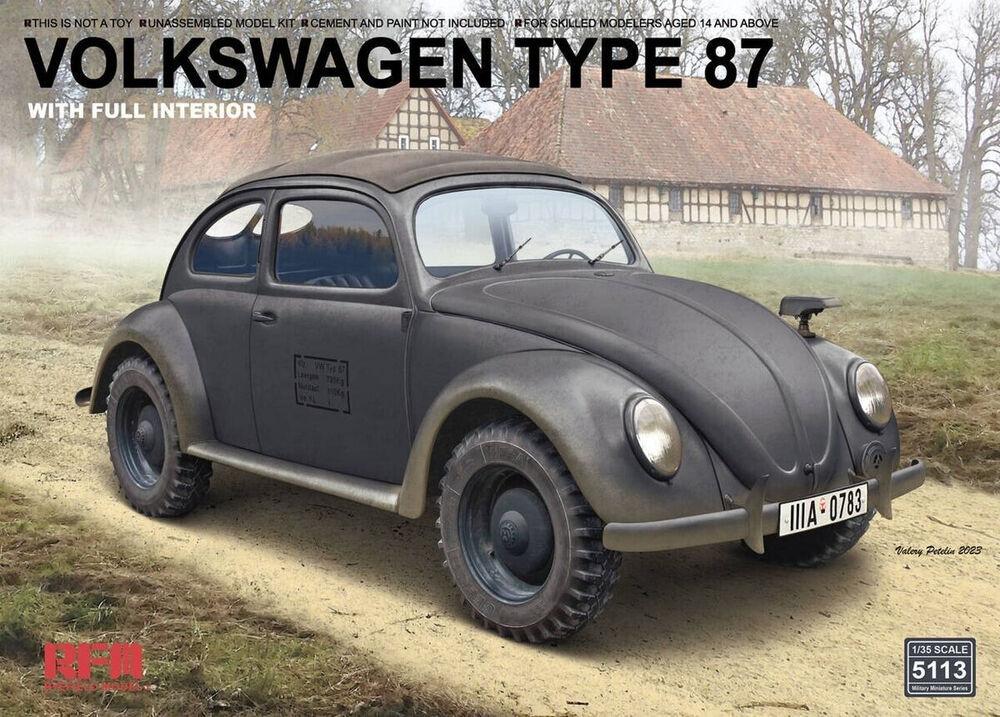 Volkswagen Type 87 with Full Interior von Rye Field Model