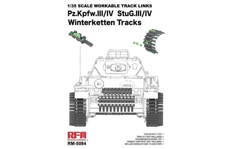 Workable Tracks - Winterketten - Pz.Kpfw. III/IV von Rye Field Model