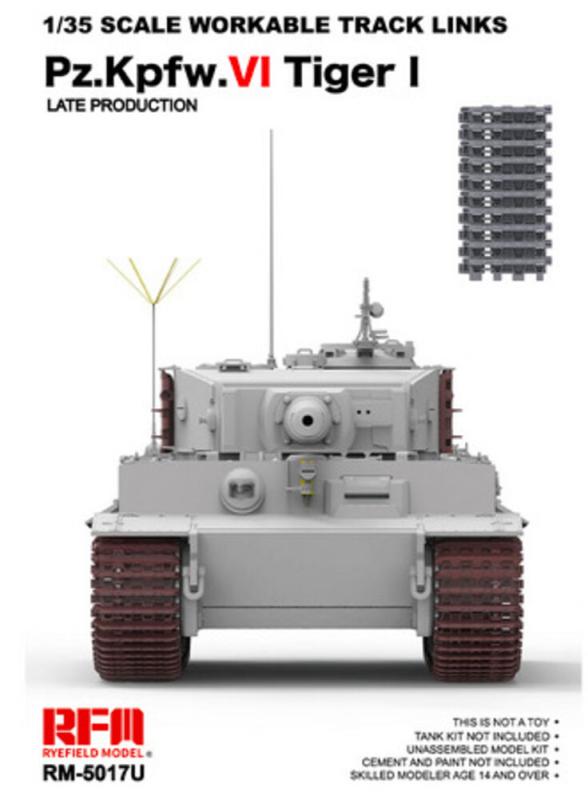 Workable track links - Tiger I late von Rye Field Model