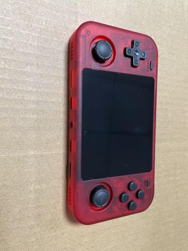 O30s Handheld Spielkonsole, mit Open Source Linux System, 64G TF Karte 15000 Retro Spiele, 3,5 Zoll IPS Bildschirm, Retro Spielekonsole Handheld Emulator Konsole, 3000mAh Akku (Rot) von S_way