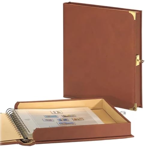 SAFE 400 Ringkassette Favorit Braun - abschließbar Briefmarken Ringbinder von SAFE