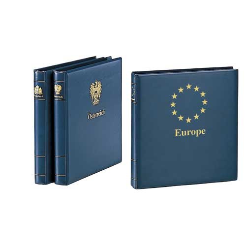 SAFE 7058 Ringbinder Länderwappen und -Titel Luxembourg mit 14 Hochglanz-vernickelten Ringen I 315 x 305 x 50 mm von SAFE