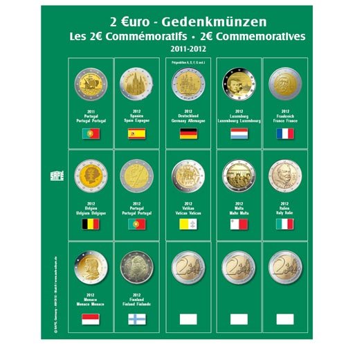 SAFE 7341-11 Premium Münzblatt für 2 Euro des Jahres 2013 von SAFE